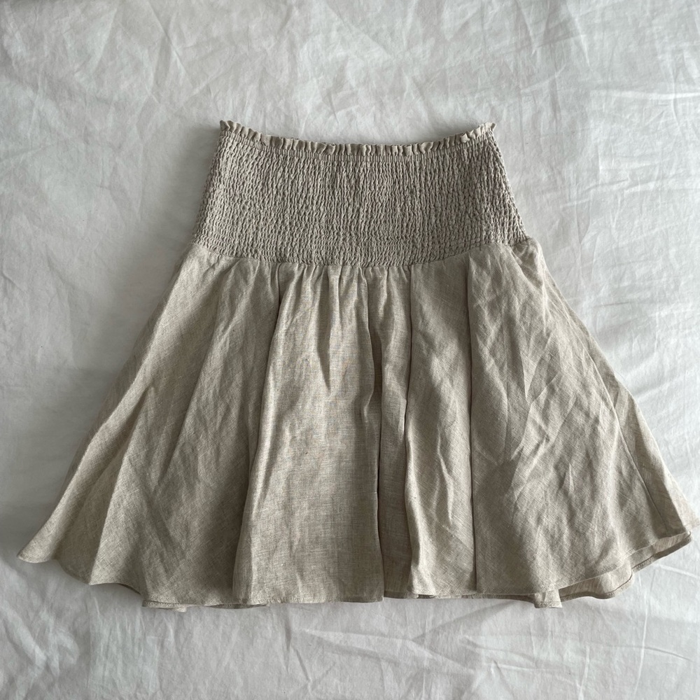 J.Crew Beige Linen Skirt Set - Picture 4 of 5
